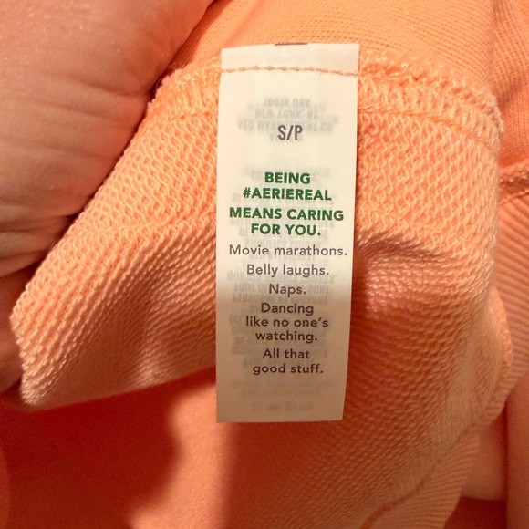 Aerie NWT. Beautiful bright orange Women's Sweatshirt. - Picture 5 of 6